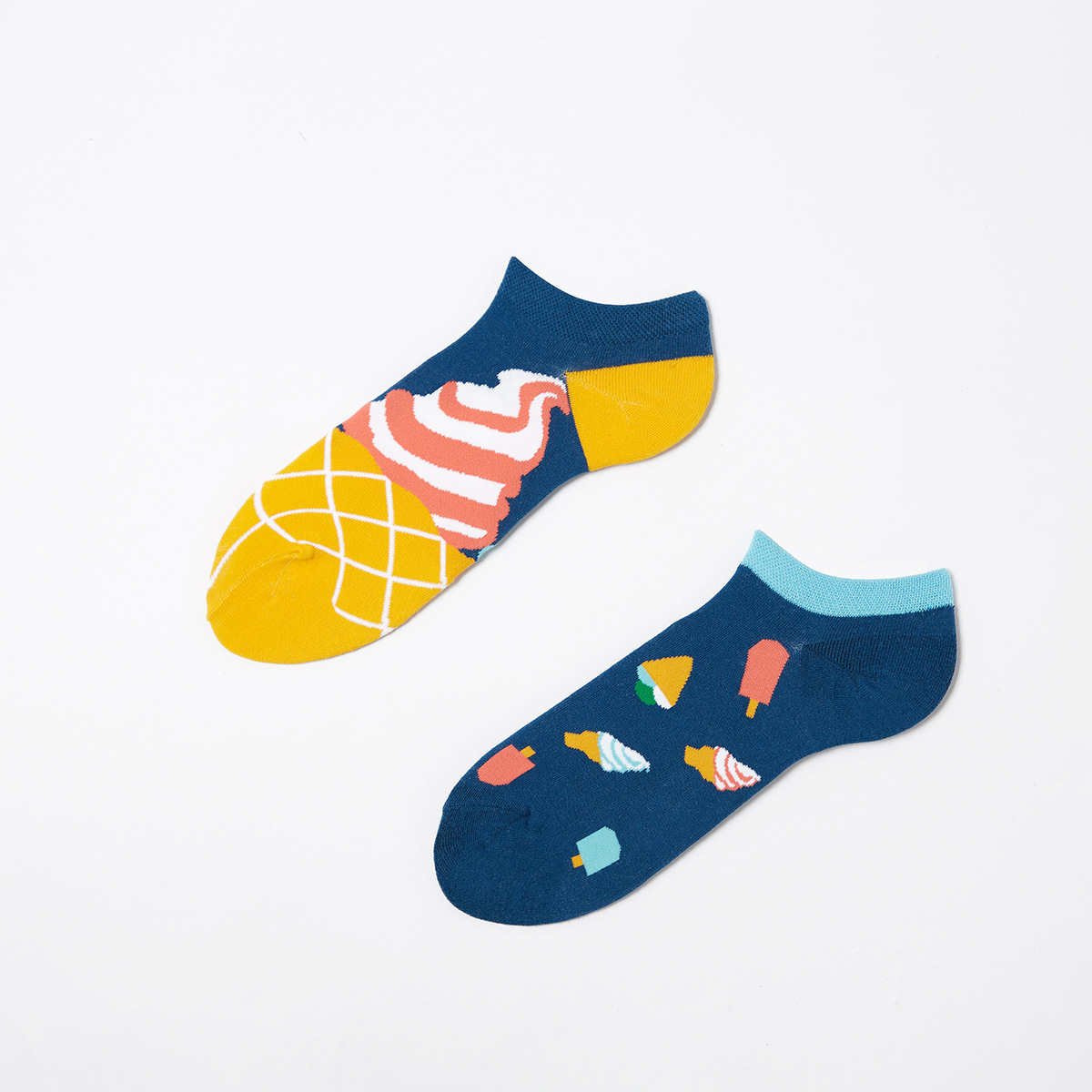 2020 Spring Summer Fun Lovers Socks Personalized Funny Creative Men Women Cotton Socks Wholesale AB Sock Mismatched Socks